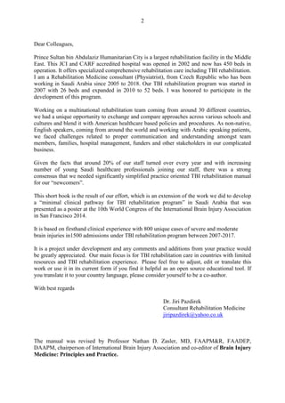 Practice based Traumatic Brain Injury Rehabilitation Manual | PDF