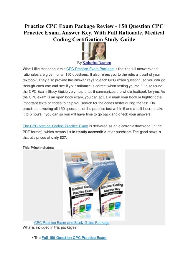 Practice cpc exam package review 150 question cpc practice exam, an…