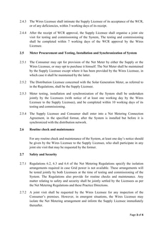 Gallery Detail: Practice Directions Rts Net Metering Regulations 2015