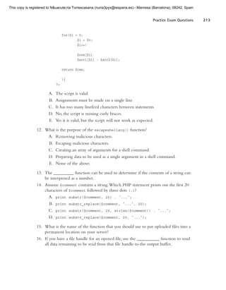 Practice exam php | PDF