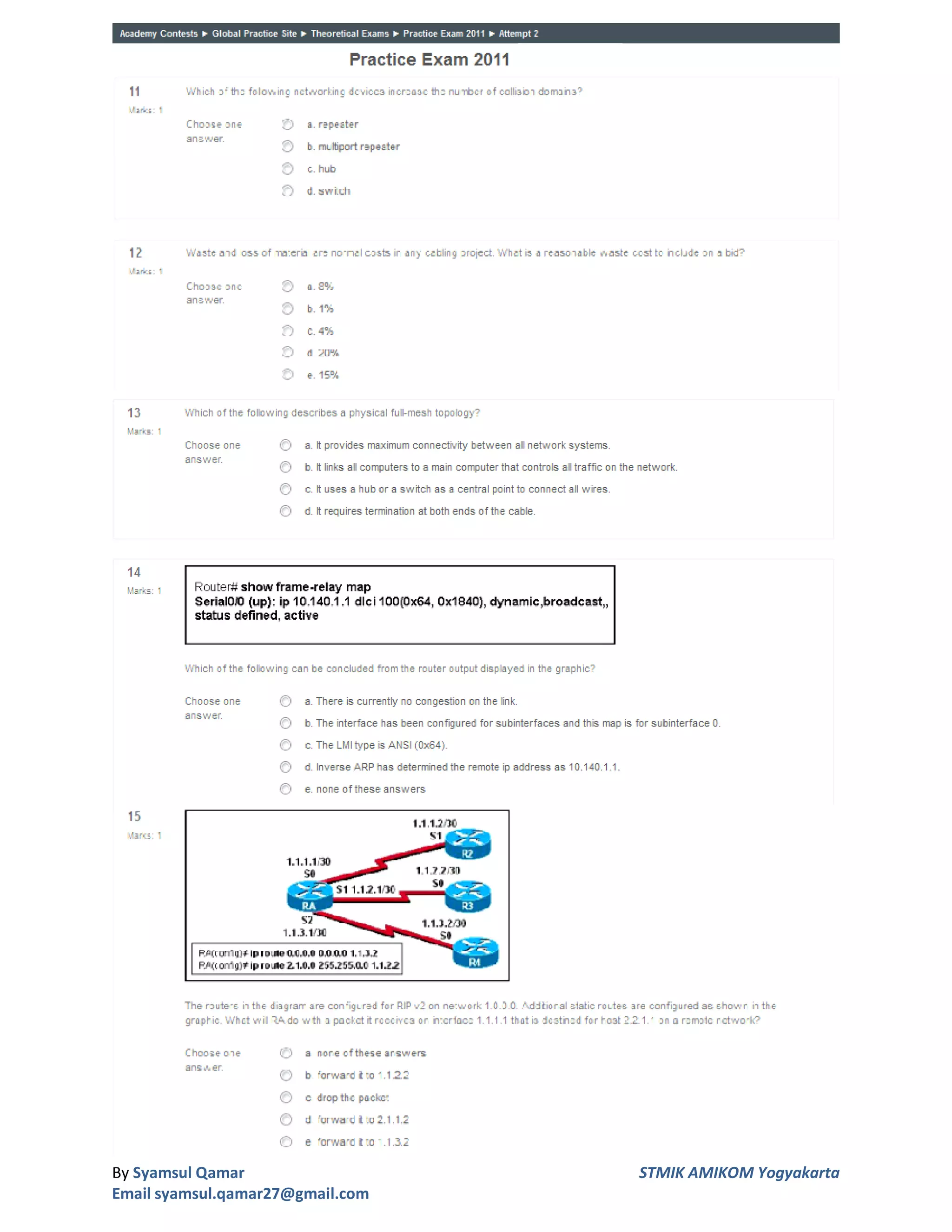 Practice Exam 40 Soal Pdf