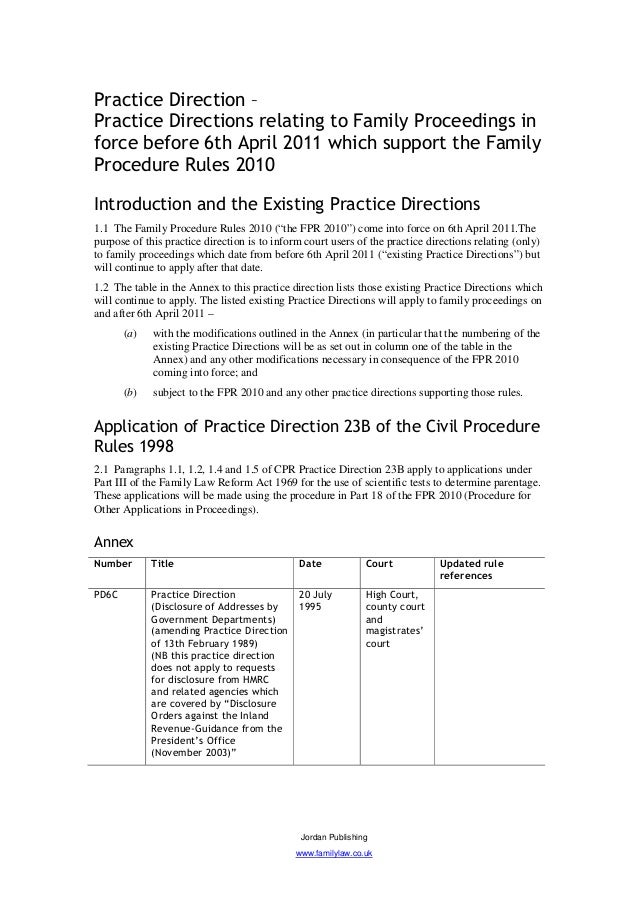 high court procedure rules