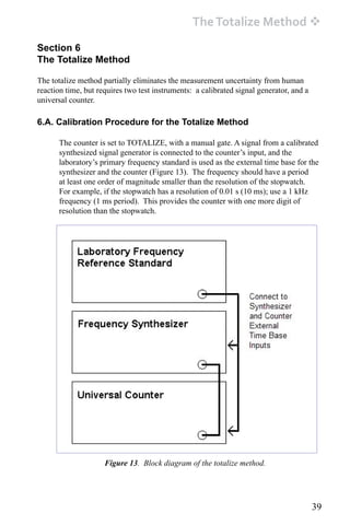 Practice guide stopwatches and timer calibrations | PDF