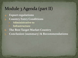 Computer assisted scoring.Team review & analysis.1.6 Export Readiness