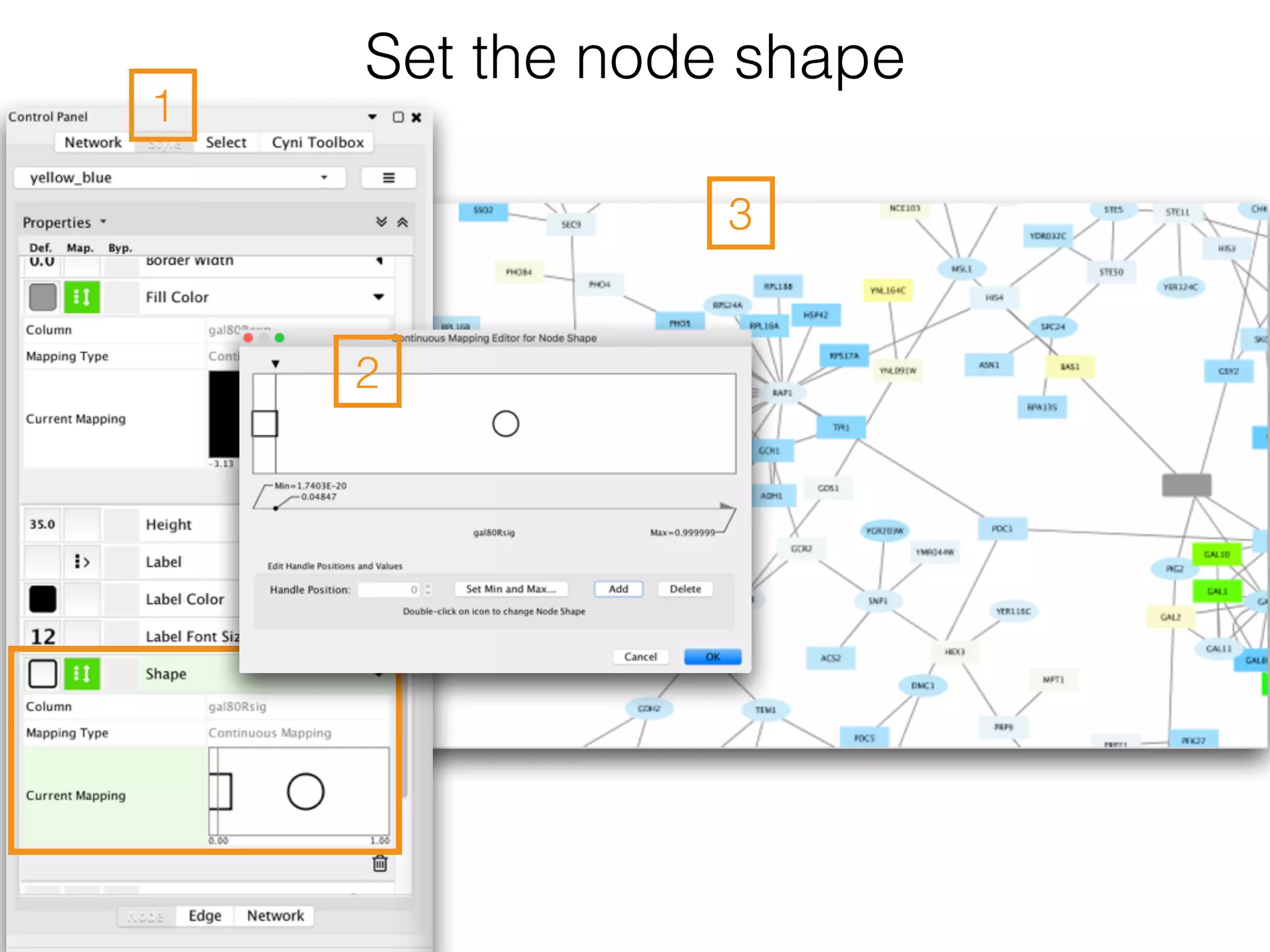 1
2
3
Set the node shape
 