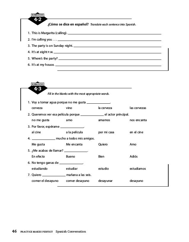 Practice Makes Perfect Spanish Conversation Premium Second Edition