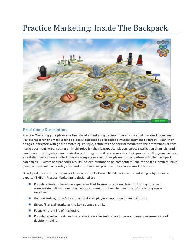 Practice Marketing Inside Thebackpack