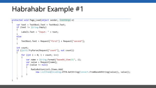 Habrahabr Example #1
 