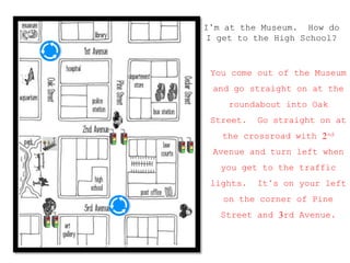 Class 3: Finding your way around (Practice on giving directions) | PPTX