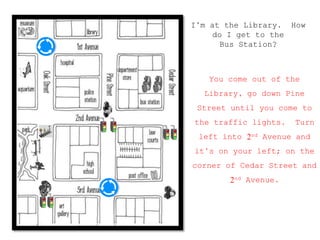 Directions To Pine Street Class 3: Finding Your Way Around (Practice On Giving Directions)