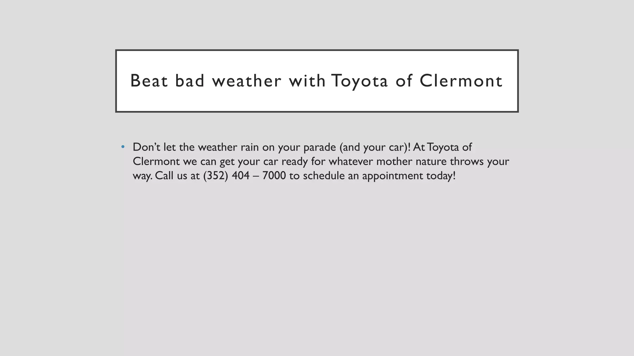 Practice safe driving in bad weather conditions | PDF