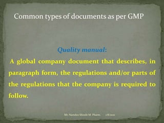 Practice school session on "GOOD Documentation Practices" dated 08.01.2021 by Mr. Namdeo Shinde