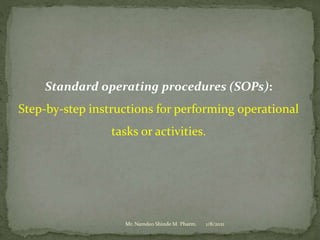 Practice school session on "GOOD Documentation Practices" dated 08.01.2021 by Mr. Namdeo Shinde