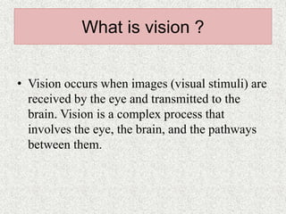 visual impairements . | PPTX