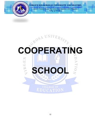 12
COOPERATING
SCHOOL
 