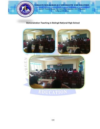 159
Demonstration Teaching in Bolingit National High School
 