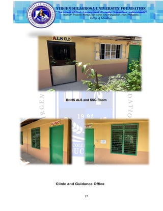 17
BNHS ALS and SSG Room
Clinic and Guidance Office
 
