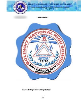 20
BNHS LOGO
Source: Bolingit National High School
 