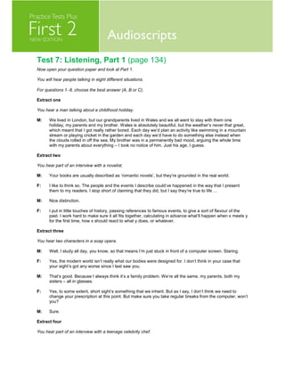 Practice tests plus 2 audioscripts | PDF