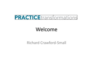 Welcome

Richard Crawford-Small
 