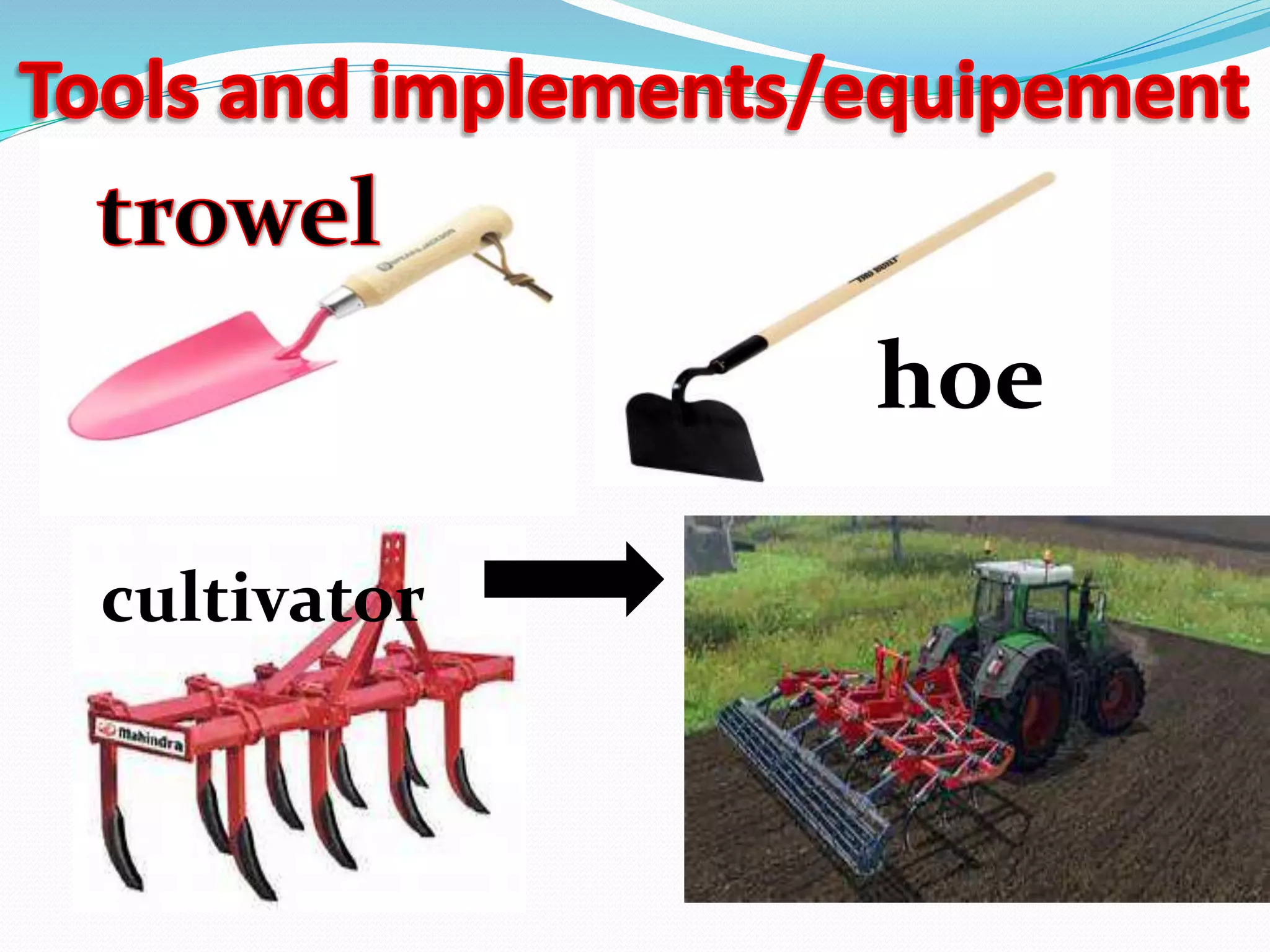 hoe
cultivator
 