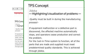 “Lean will help you to reduce or
eliminate [wastes] 1 through 6.
Six Sigma will help you to
reduce number 7 [defects].”
 