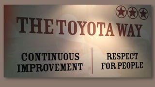 “We’ve been
implementing Lean
for 5 years…
now we’re focusing
on continuous
improvement.”
 