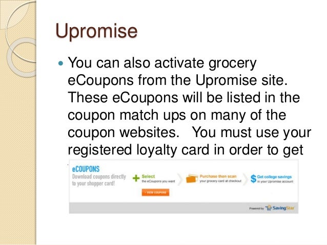 Ecoupons grocery card