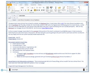 Practicing What We Preach - User-Centered Email