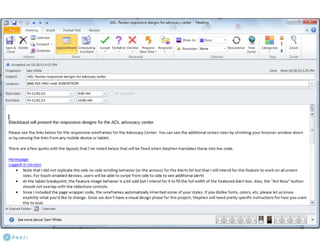 Practicing What We Preach - User-Centered Email
