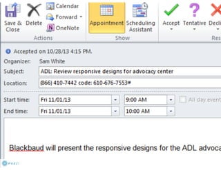 Practicing What We Preach - User-Centered Email