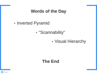 Practicing What We Preach - User-Centered Email