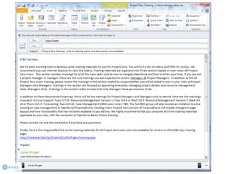 Practicing What We Preach - User-Centered Email