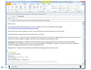 Practicing What We Preach - User-Centered Email