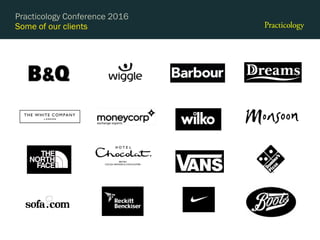 Some of our clients
Practicology Conference 2016
 