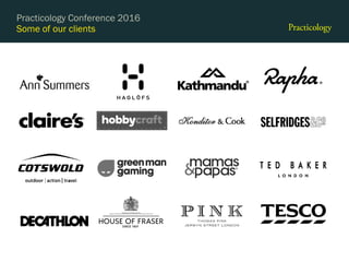 Some of our clients
Practicology Conference 2016
 