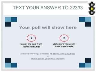 TEXT YOUR ANSWER TO 22333
 