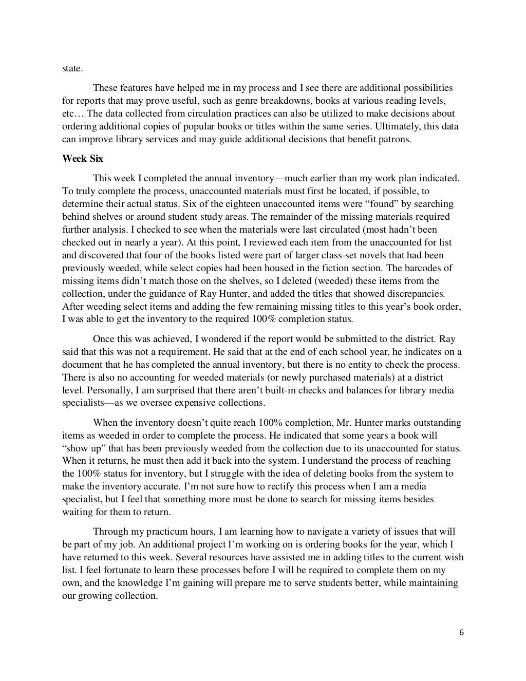 Example of reflection paper about your teacher image