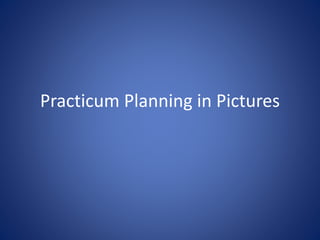 Practicum Planning in Pictures
 