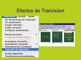 Efectos de Trancicion 