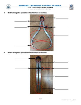 Compas Partes Pract partes compas | PDF