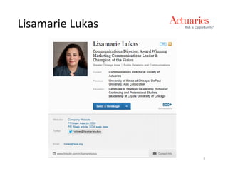 Lisamarie Lukas




                  4
 