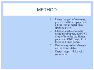 Prac - Using litmus | PDF