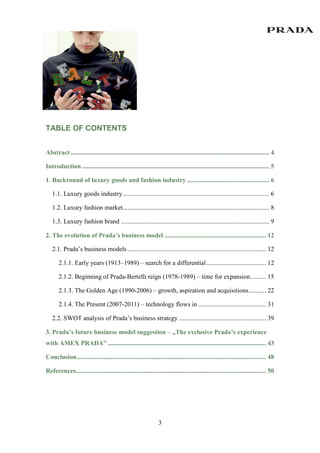TABLE OF CONTENTS


Abstract ................................................................................................