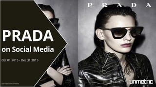 PRADA
on Social Media
Oct 01 2015 - Dec 31 2015
Cover Image Courtesy of Prada FB
 