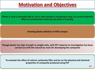 Development of composite structure from recycled material | PPTX