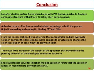 Development of composite structure from recycled material | PPTX