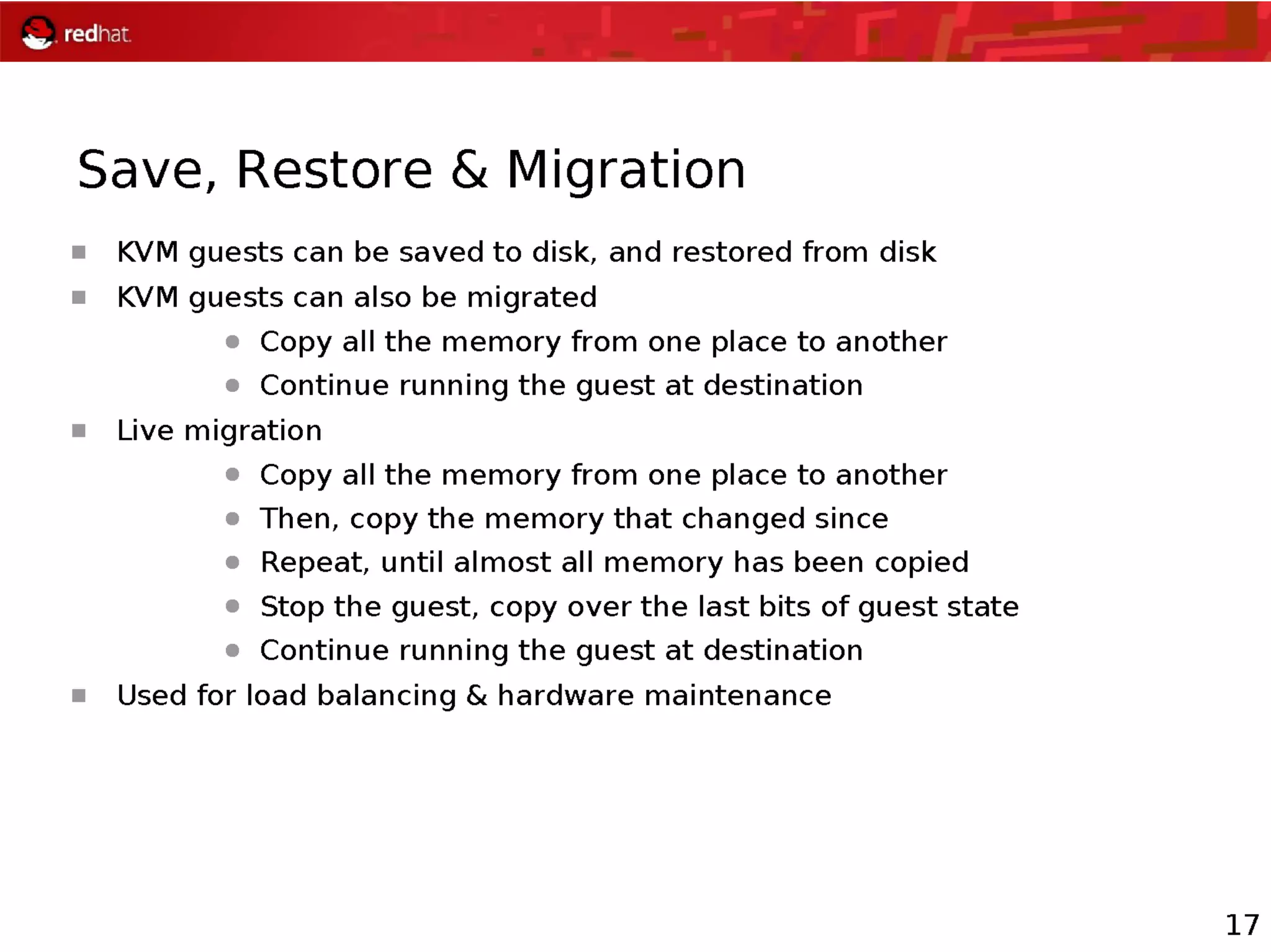 Virtualization Architecture & KVM