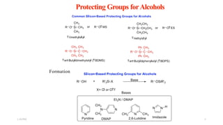 Protecting Groups forAlcohols
Formation
1:56 PM 8
 