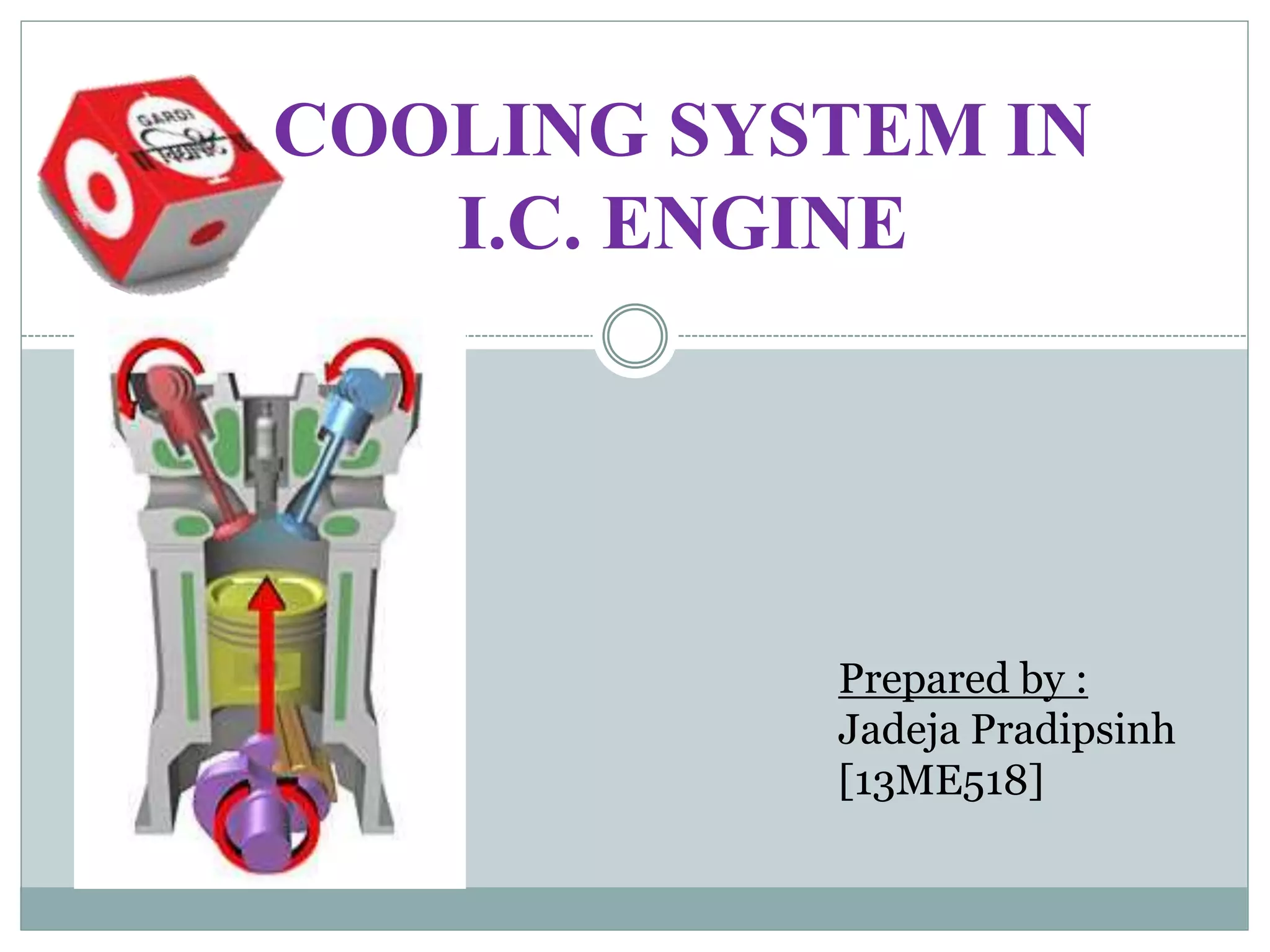 cooling system in ic engine PPT